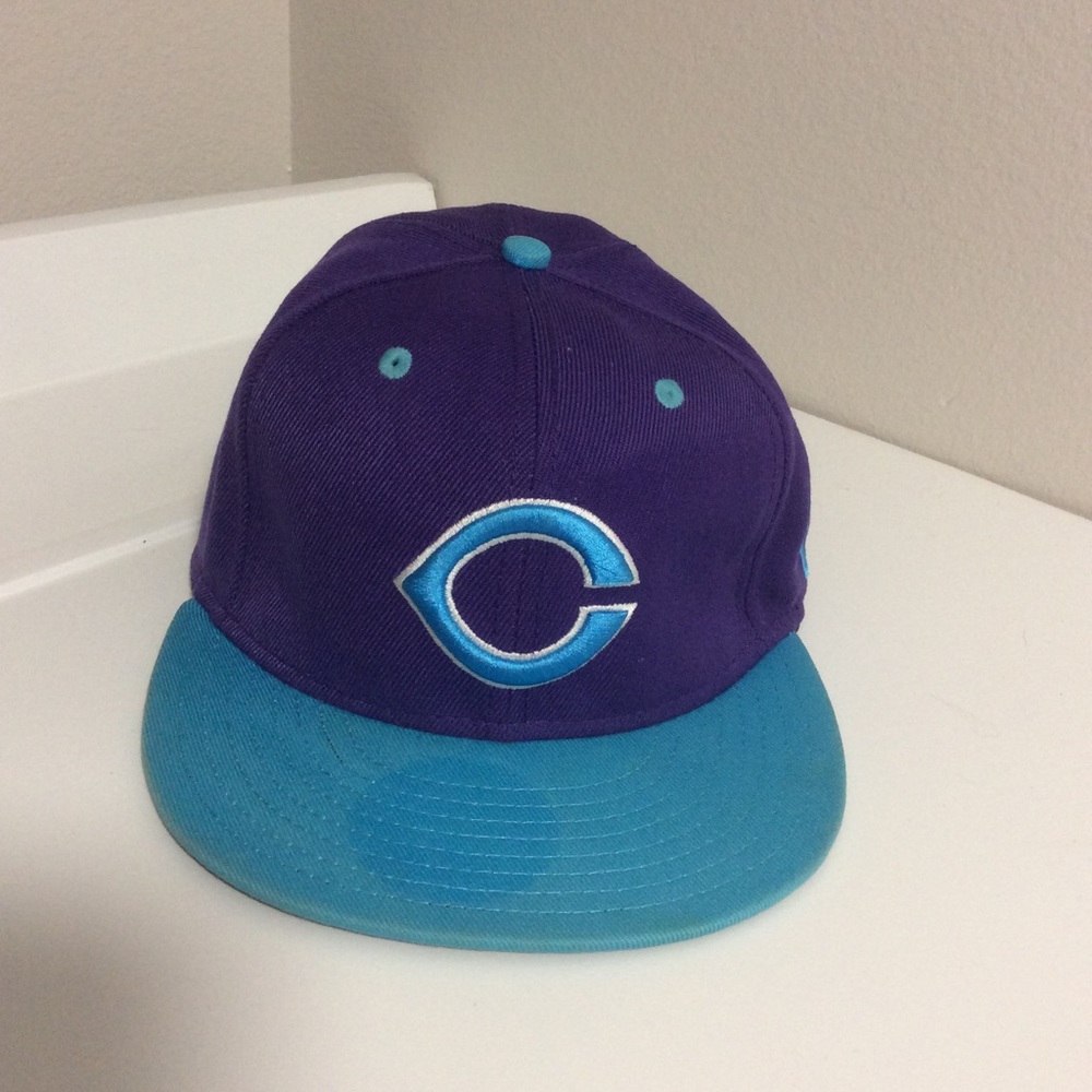 Unique Cincinnati Reds Teal Purple Flat Bill Cap